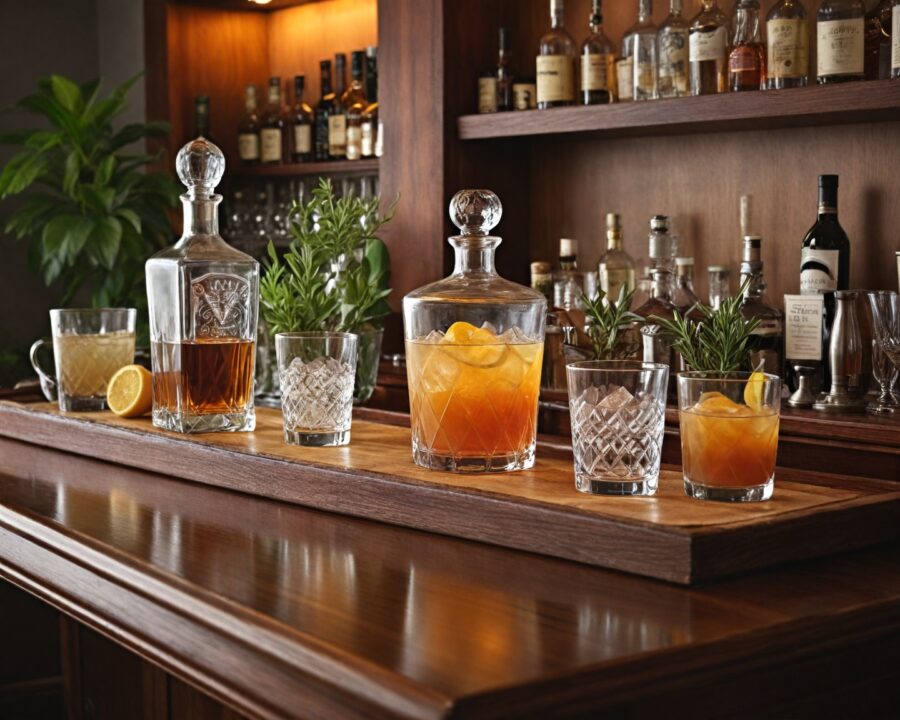 como montar a estação de bar perfeita em casa: guia essencial