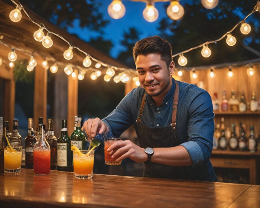 Dicas para atender eventos ao ar livre como bartender