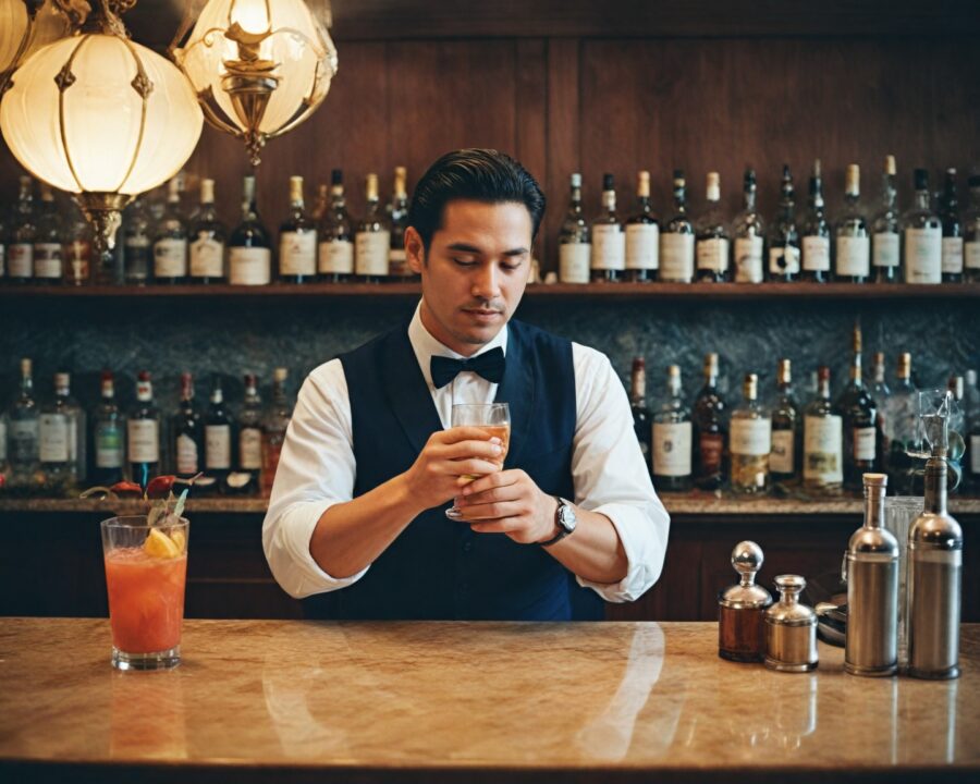 Como trabalhar como bartender em hotéis de luxo