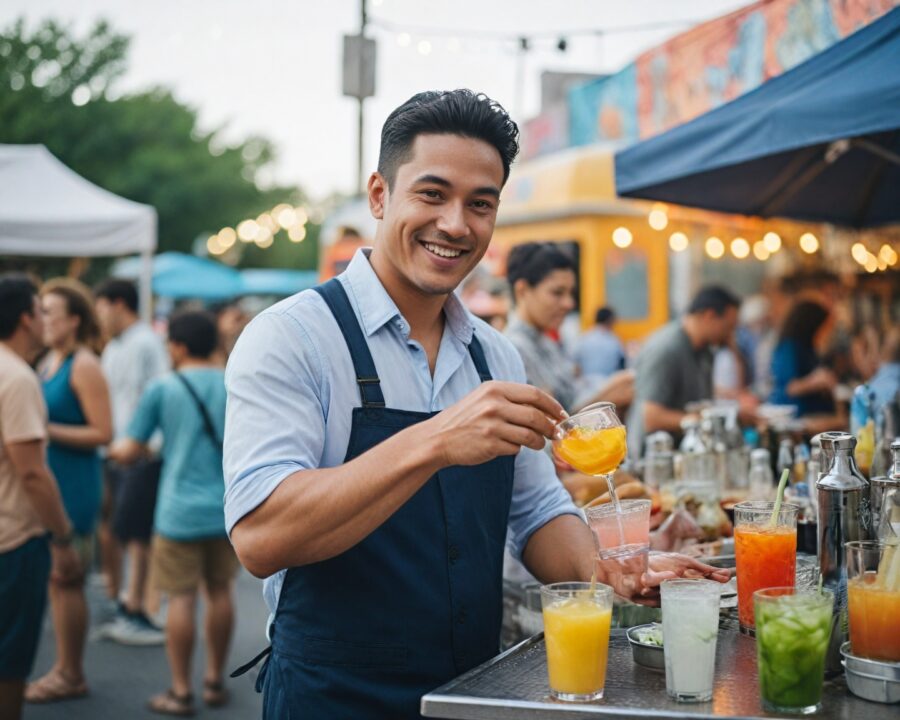 Como ser bartender em eventos de food trucks: guia completo