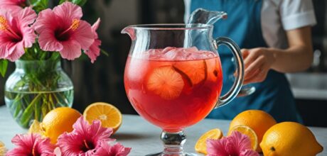 Como fazer cocktails com infusão de hibisco em casa