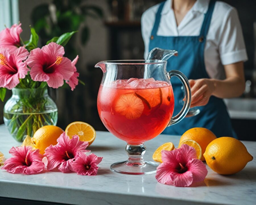 Como fazer cocktails com infusão de hibisco em casa