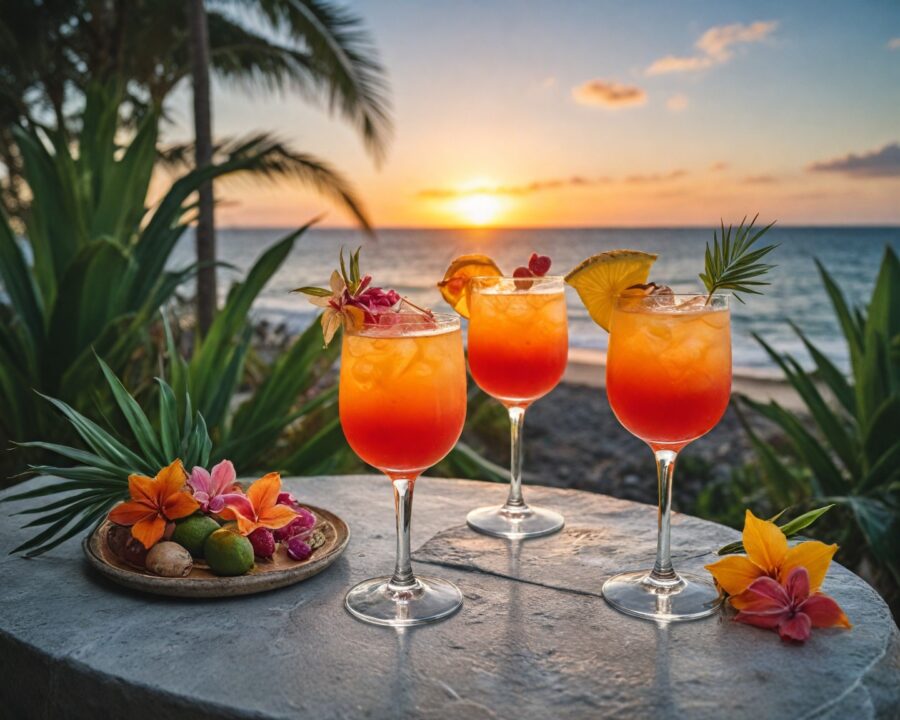 Receitas de cocktails com inspiração caribenha para festas