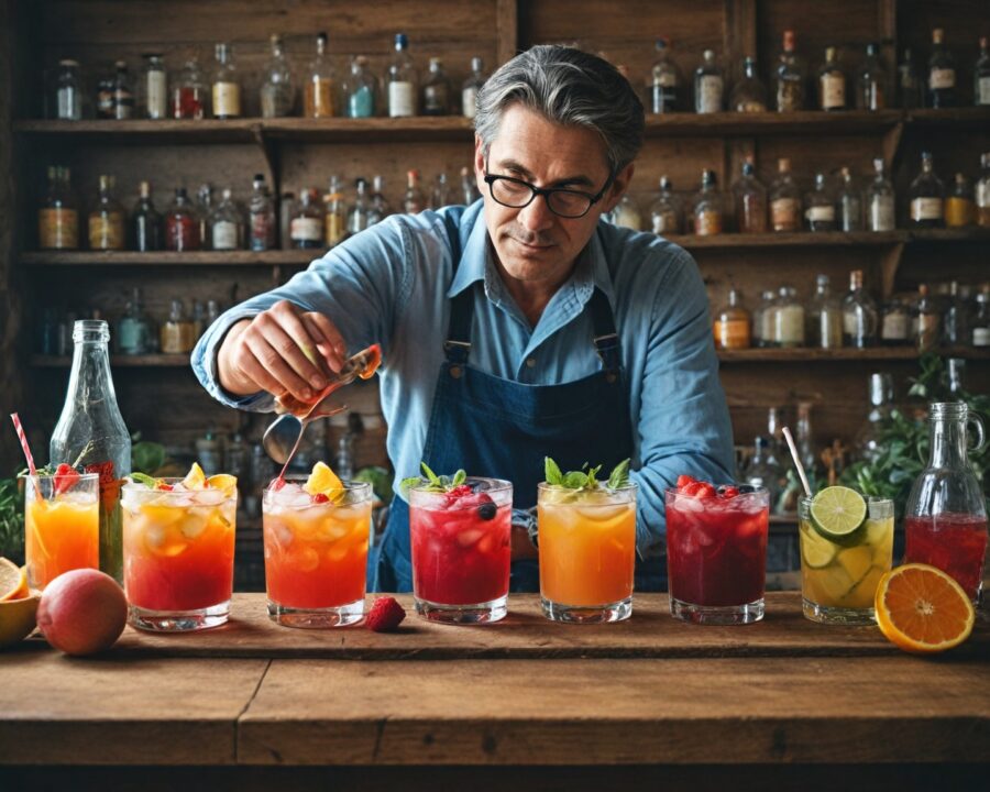 Como fazer cocktails com calda de frutas caseira