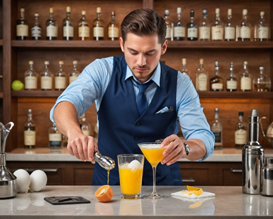 Como fazer cocktails com espuma de clara de ovo