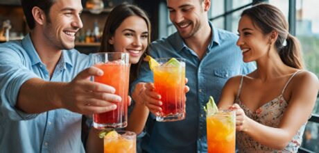 Como preparar cocktails servidos em jarra para grupos
