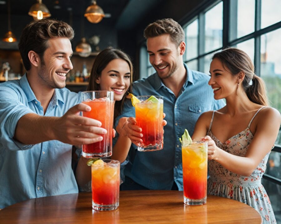 Como preparar cocktails servidos em jarra para grupos