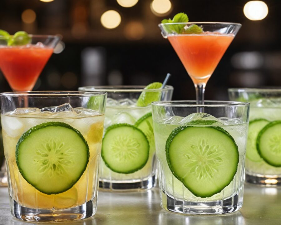 Receitas de cocktails com twist de pepino irresistíveis