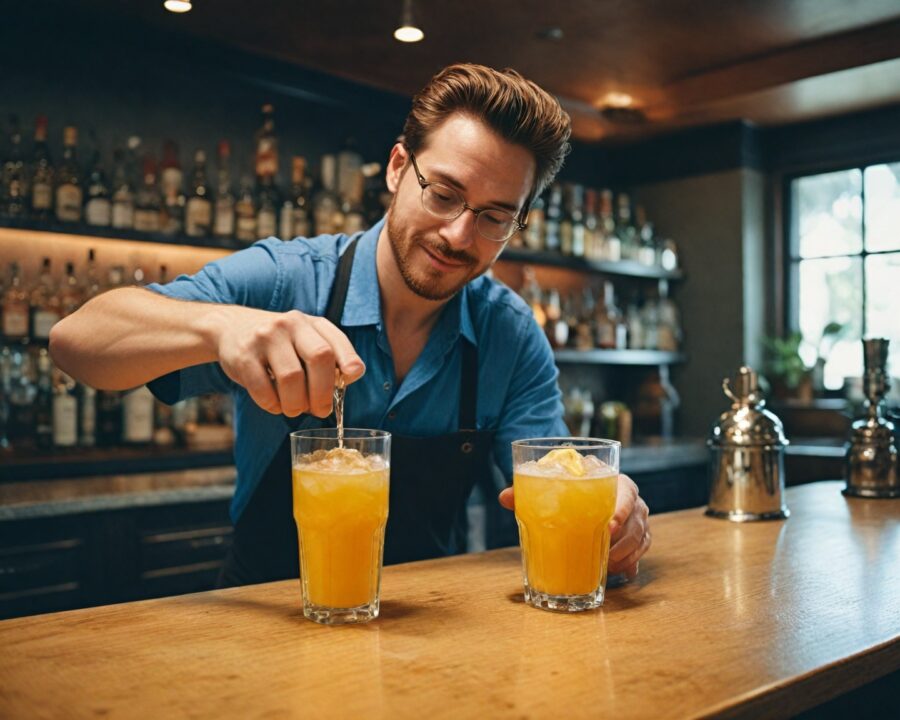 Como fazer americano cocktail com soda de gengibre