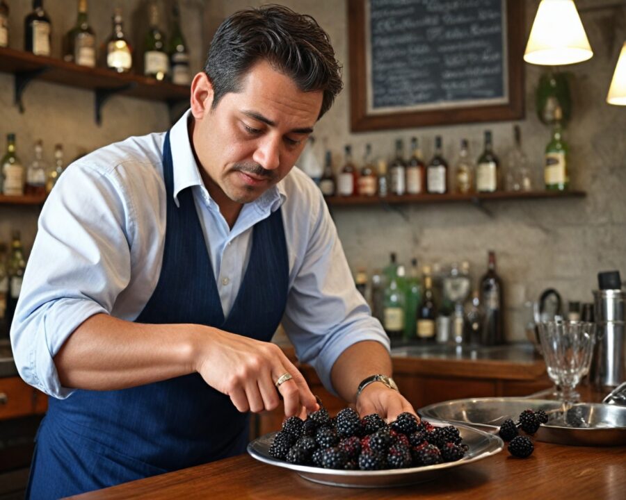 Receita de bramble com amoras frescas: passo a passo