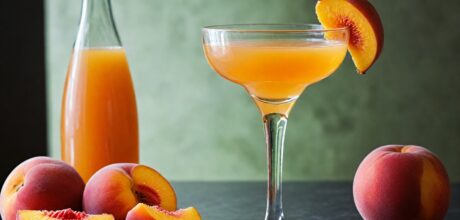 Como fazer receita de bellini com purê de pêssego