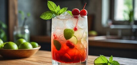 Receita de mojito com frutas vermelhas: passo a passo fácil
