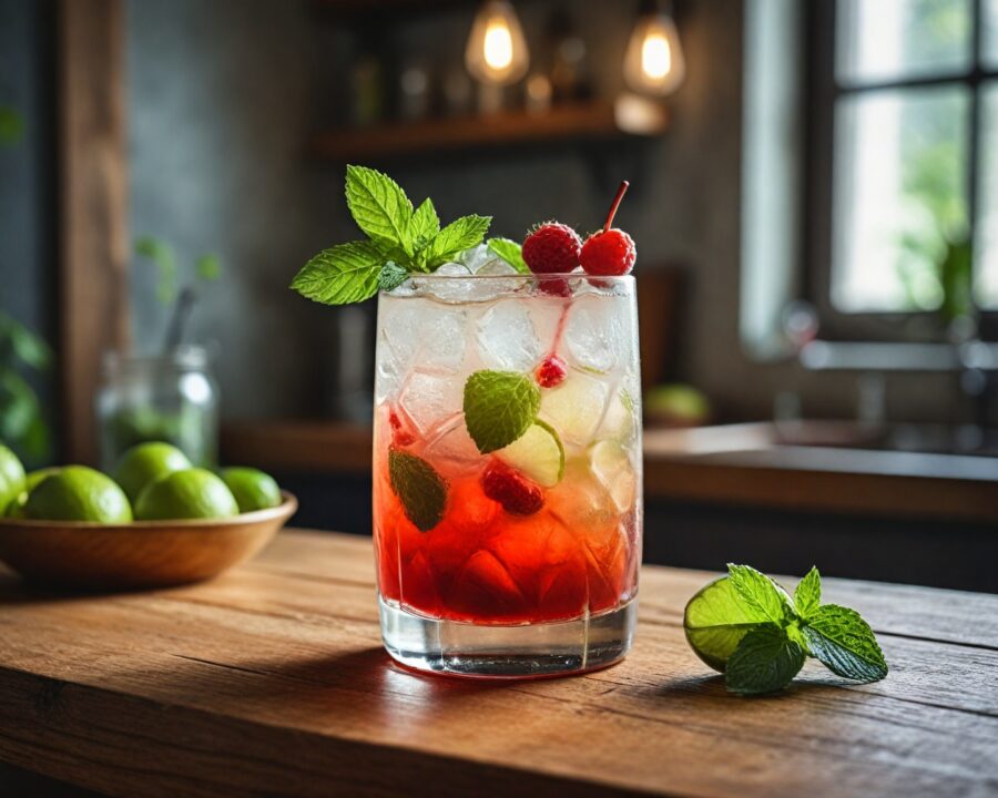 Receita de mojito com frutas vermelhas: passo a passo fácil