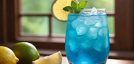 Receita de blue lagoon com limonada artesanal fácil e refrescante