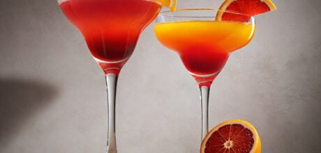 Receita de tequila sunrise com laranja sanguínea fácil