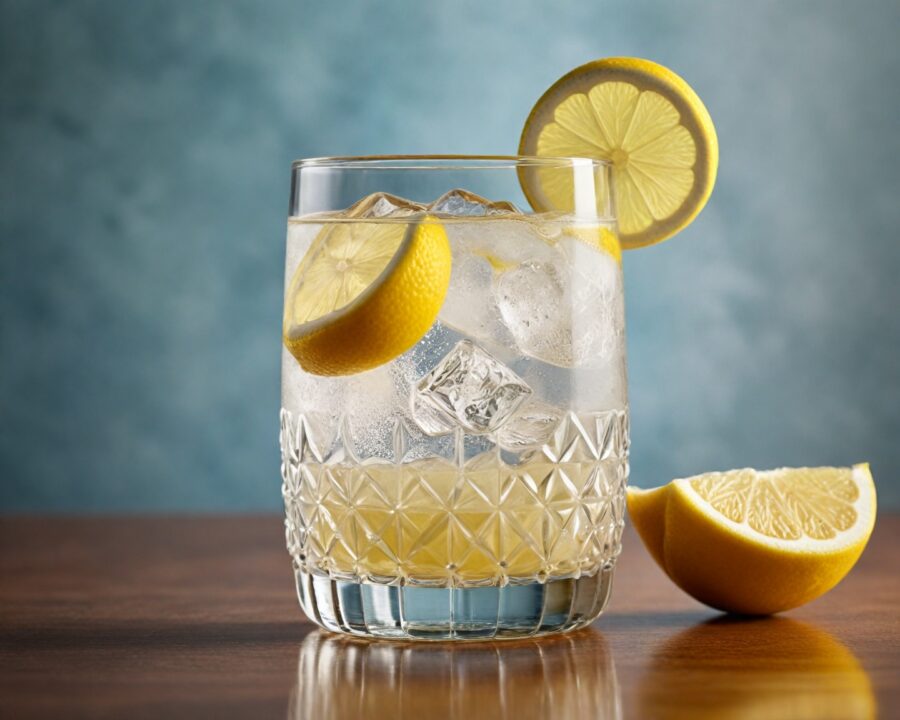 Receita de gin fizz com limão siciliano: passo a passo