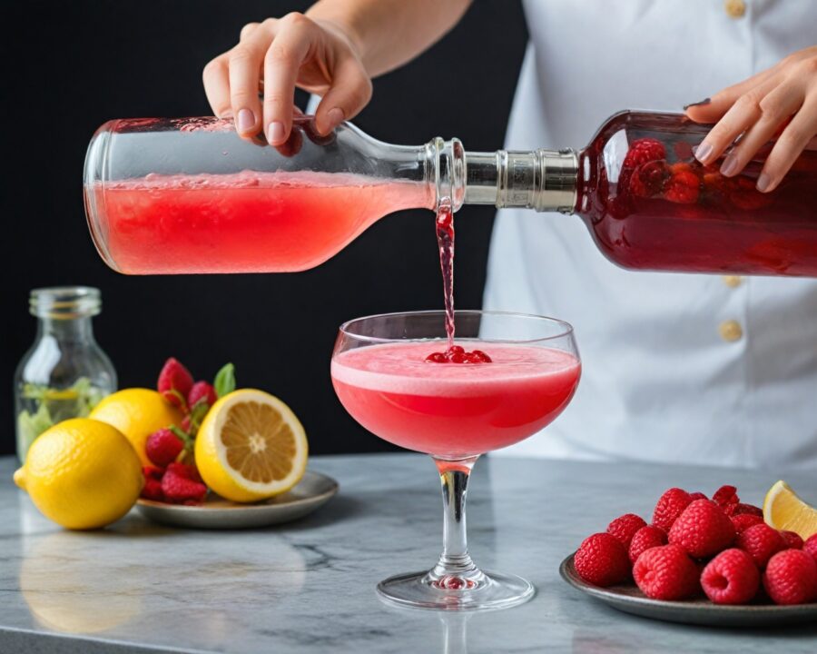 Como fazer receita de clover club com xarope de romã