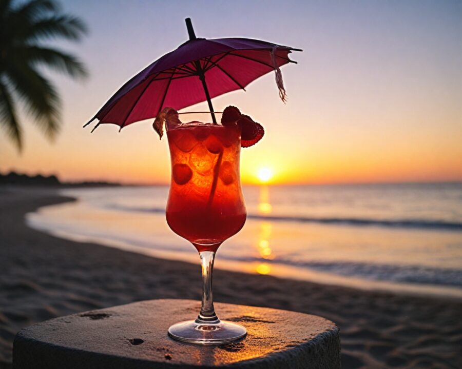 Receita de sex on the beach com framboesa: passo a passo