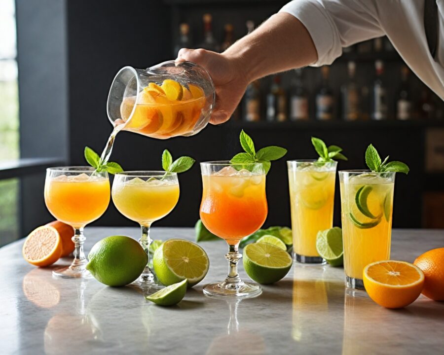 como criar drinks cítricos e refrescantes: dicas e receitas