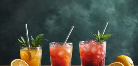 Receitas Fáceis de Cocktails que Mudam de Cor ao Serem Misturados