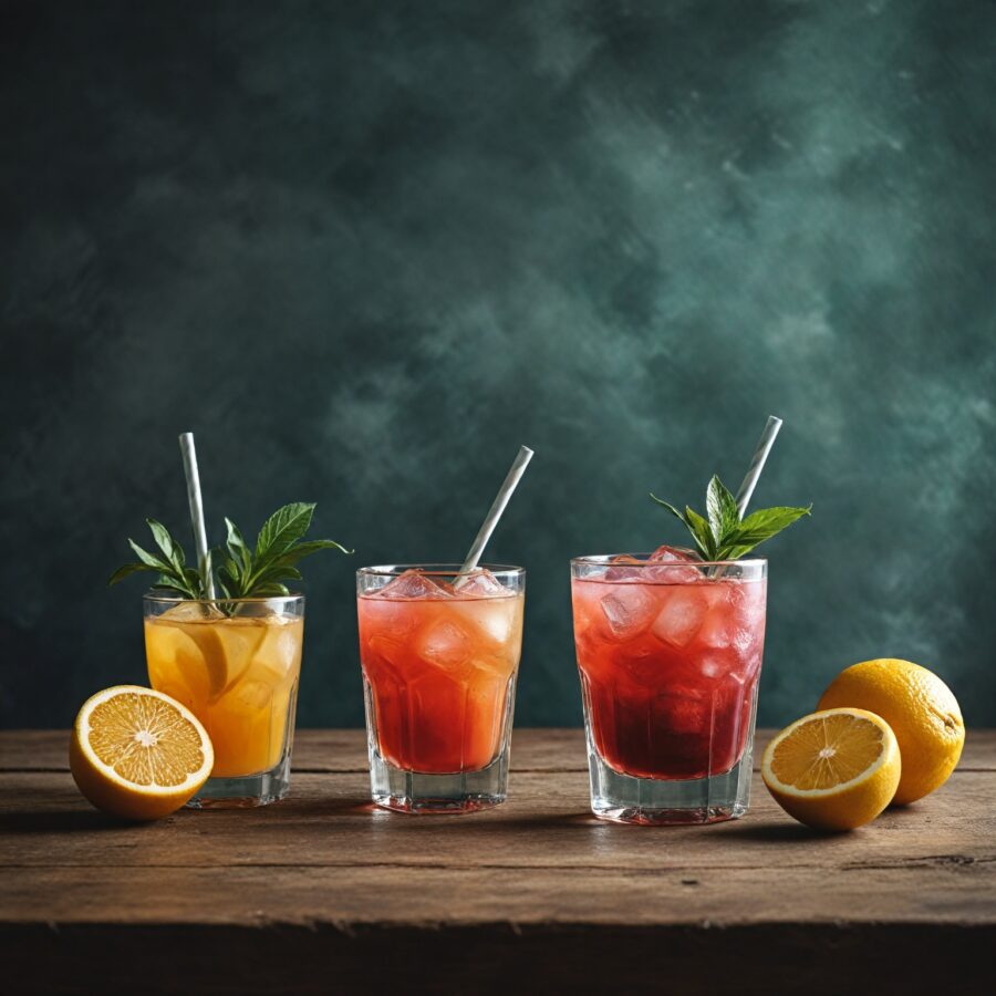Receitas Fáceis de Cocktails que Mudam de Cor ao Serem Misturados