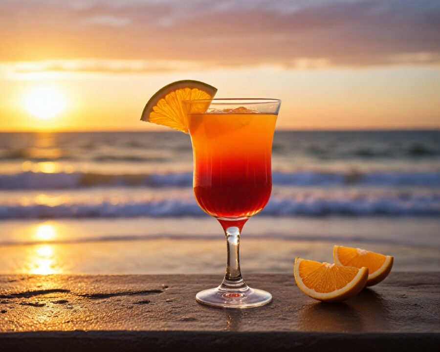 Como fazer a receita de tequila sunrise original