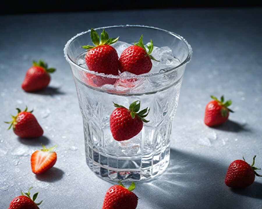 Como preparar drink frozen de vodka com morango perfeito