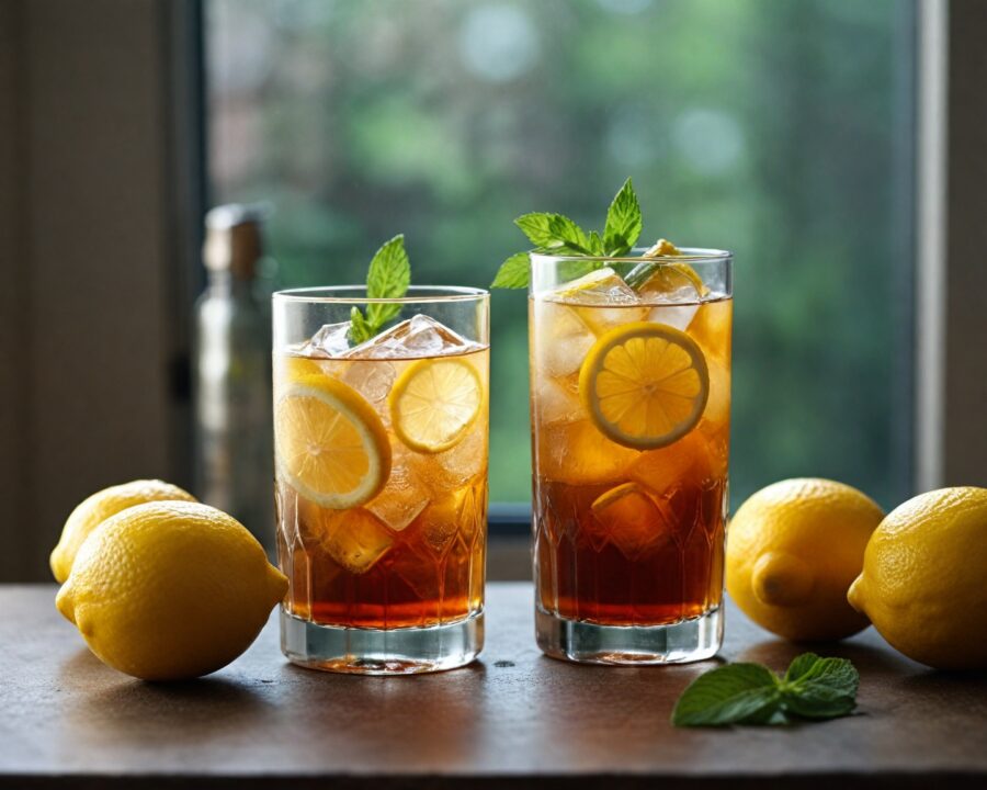 Como fazer drink de vodka com chá gelado perfeito