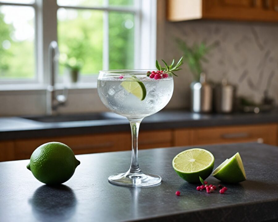 Como fazer drink de gin com pimenta rosa perfeito