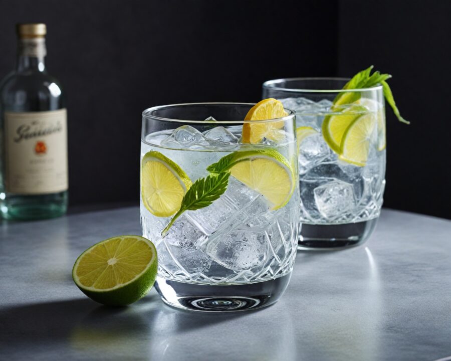 Como fazer receita de gin com água tônica aromatizada