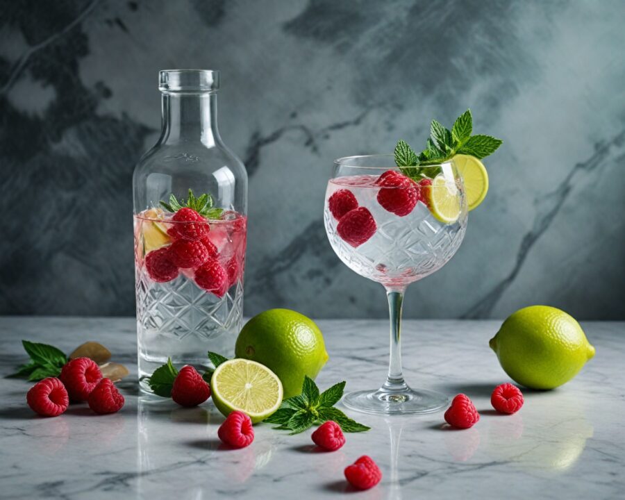 Como fazer drink de gin com framboesa perfeito