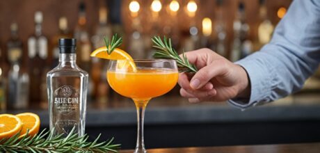 Como fazer drink de gin com laranja e alecrim perfeito