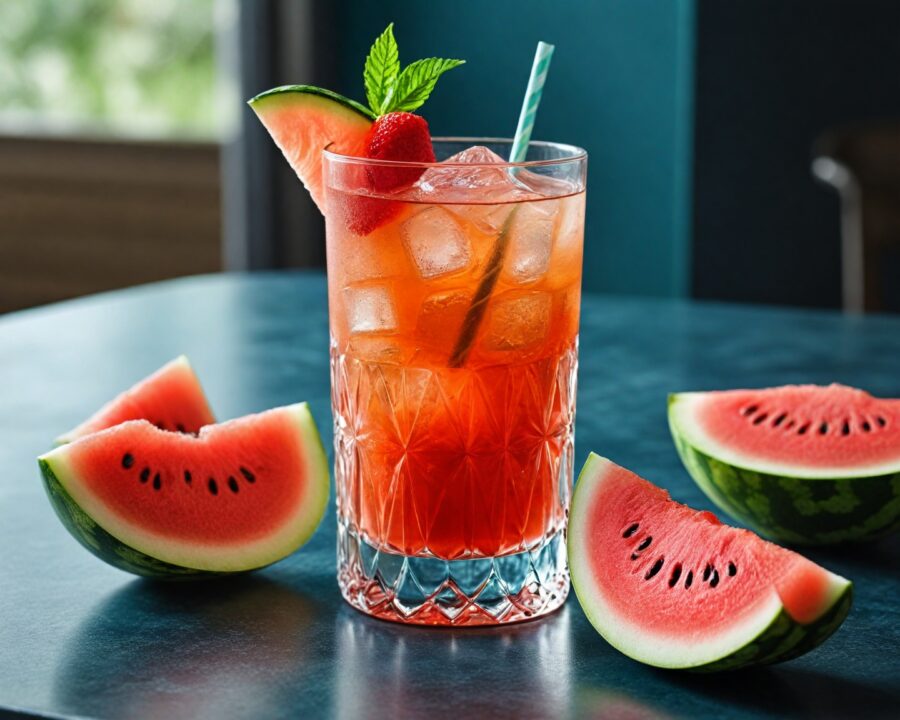 Como fazer drink de gin com melancia perfeito