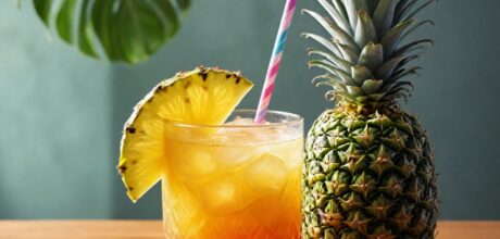 Como fazer drink tropical sem álcool com abacaxi