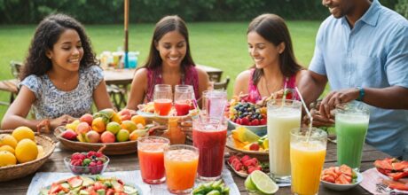 Melhores drinks sem álcool para churrasco em família