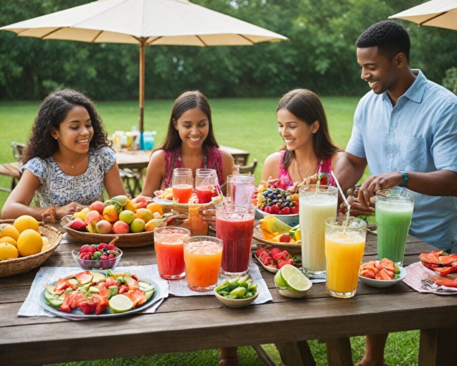 Melhores drinks sem álcool para churrasco em família
