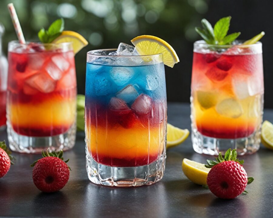 Como fazer drink colorido sem álcool em casa