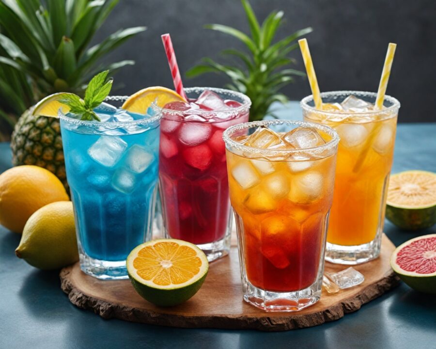 Bebidas geladas sem álcool para refrescar no verão