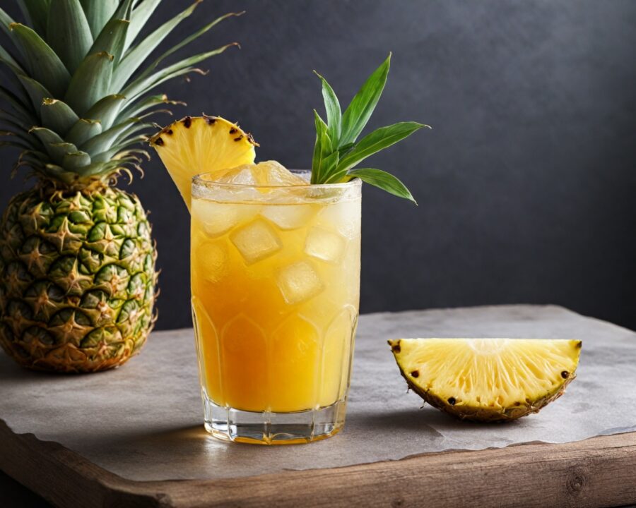 Como fazer mocktail de abacaxi com gengibre e mel