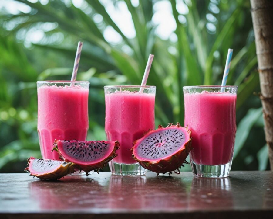 Como fazer drink sem álcool com pitaya e água com gás