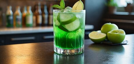 Como fazer drink sem álcool com xarope de maçã verde