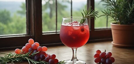 Como preparar mocktail de uva com alecrim em casa