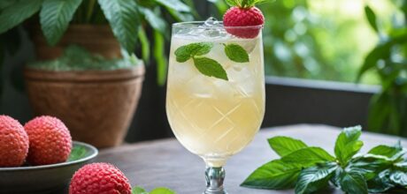 Como fazer drink sem álcool com lichia e hortelã