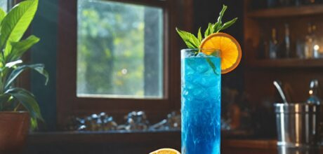 Como preparar coquetel azul sem álcool com curaçau zero