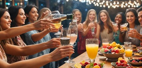 Receita de bebida gaseificada sem álcool para festas