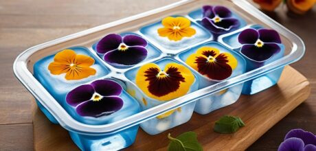 Como Prensar Flores Comestíveis em Gelo de Forma Simples